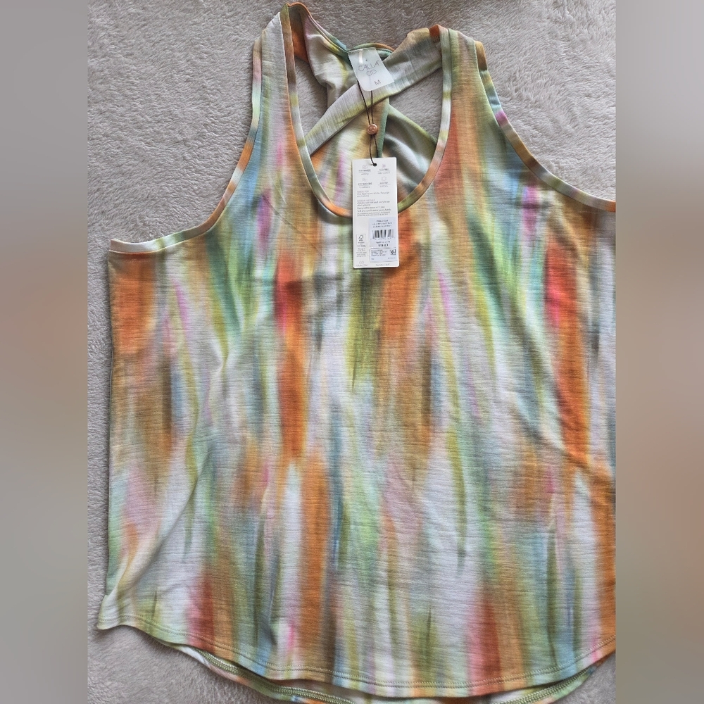 Women's Multicolor Striped Tank Top - Soft Summer Knit
